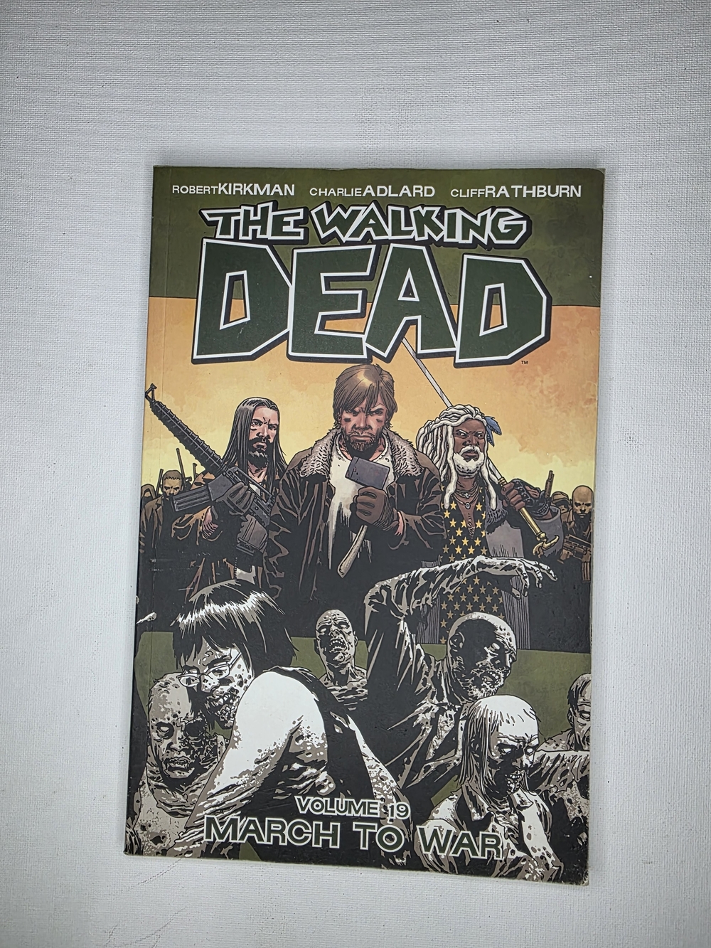 The Walking Dead Volume 19 "March to War" Graphic Novel - Green/Olive Cover